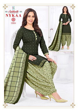 Siddharth Nykaa Casual Wear Cotton Printed Latest Ready Made Dress Collection
